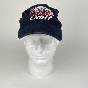 2012 Navy Blue Embroidered Coors Light Mountain Logo Snapback Baseball Hat Cap